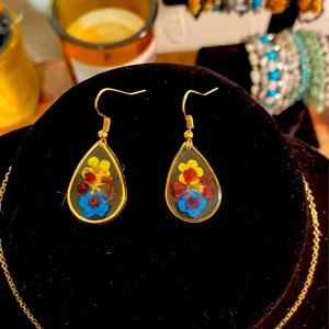 Necklace and earrings